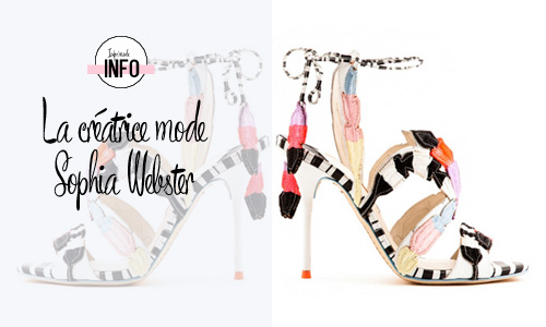 INFO&rsquo;MODE  ! la créatrice Sophia&nbsp;Webster