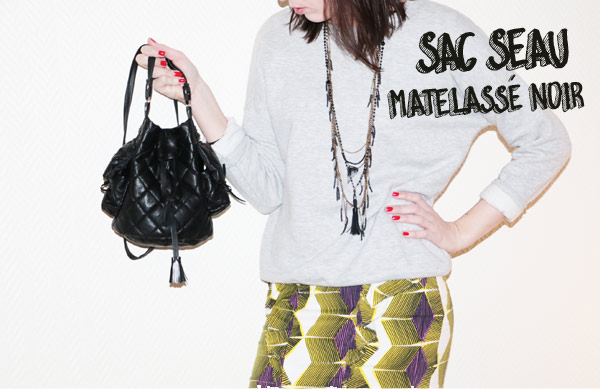 Le matelassé façon sac&nbsp;seau