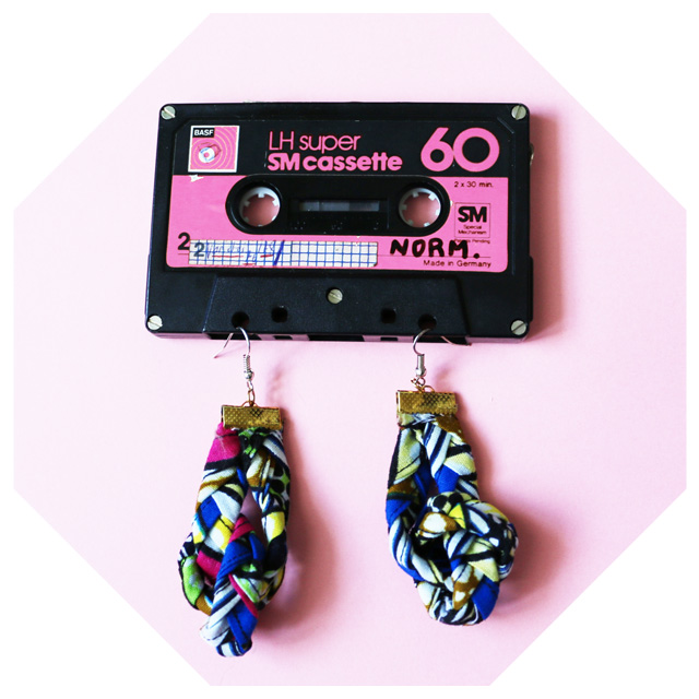 boucles d'oreilles wax