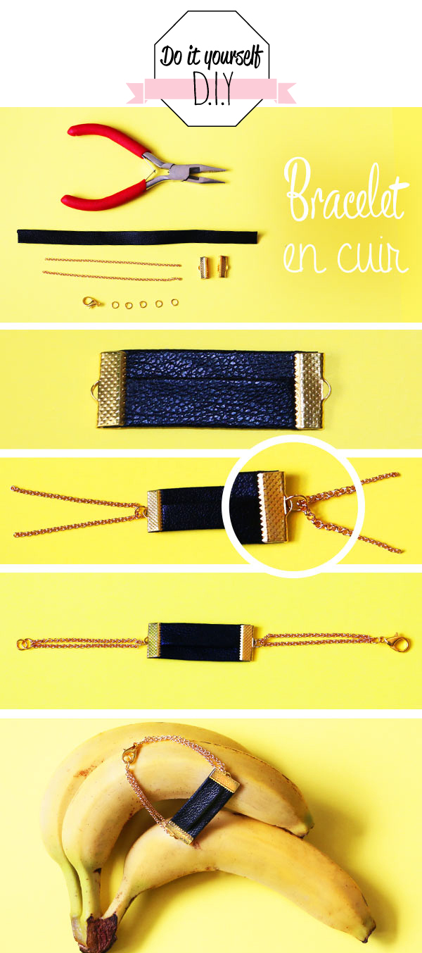diy bracelet cuir