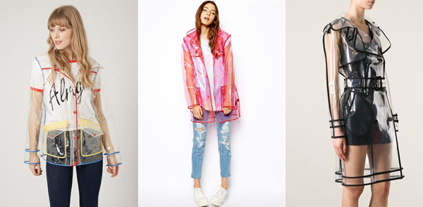 selection de trench transparents