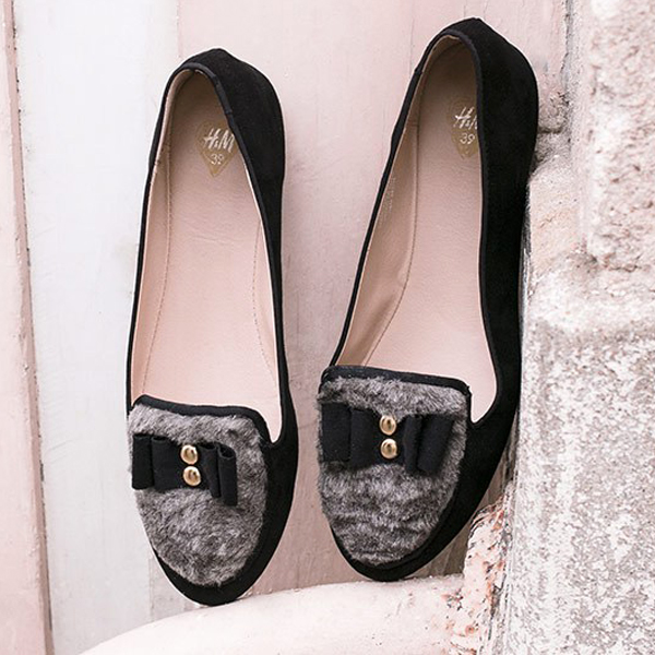 Mocassins en fourrure