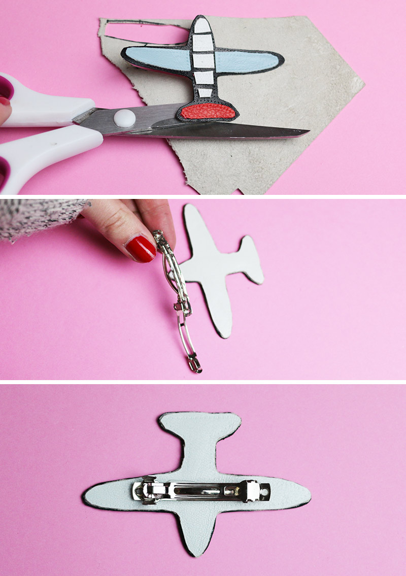 diy barette avion