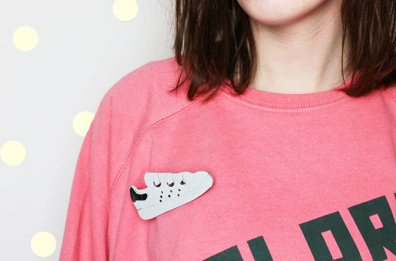 DIY : Une broche basket Stan Smith&nbsp;!