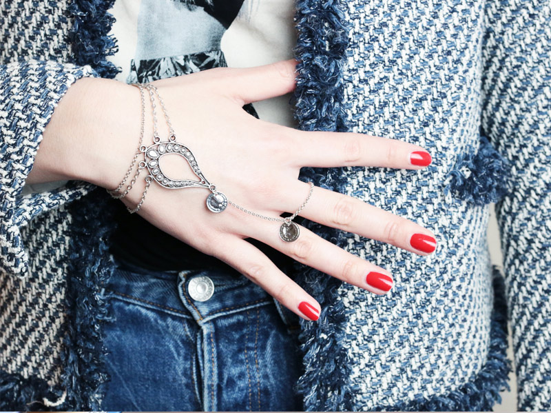 DIY – un bracelet bague rock&nbsp;boho