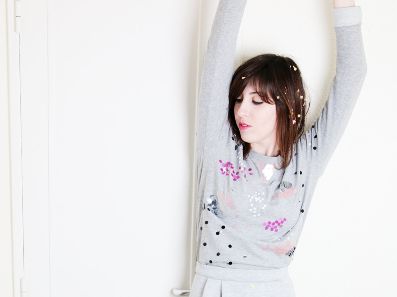 diy sweat à sequins inspiration&nbsp;Ashish