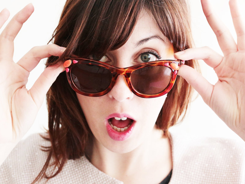 DIY : Des lunettes de soleil avec des&nbsp;pierres