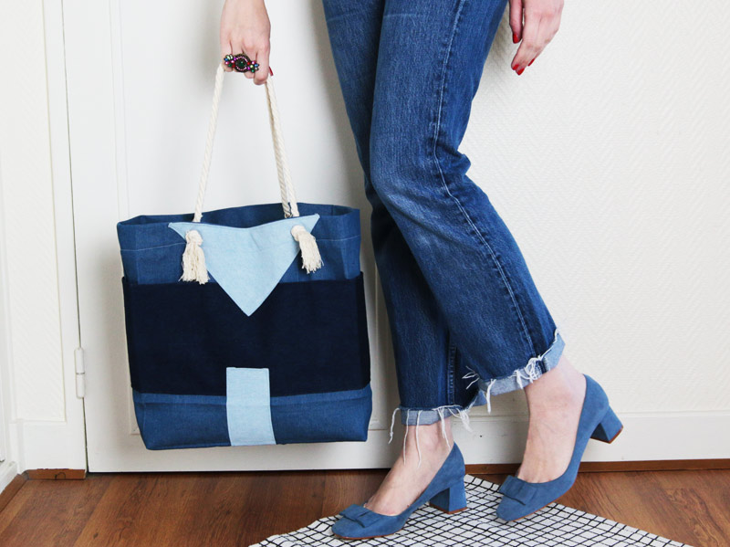 DIY : un sac patchwork en&nbsp;denim