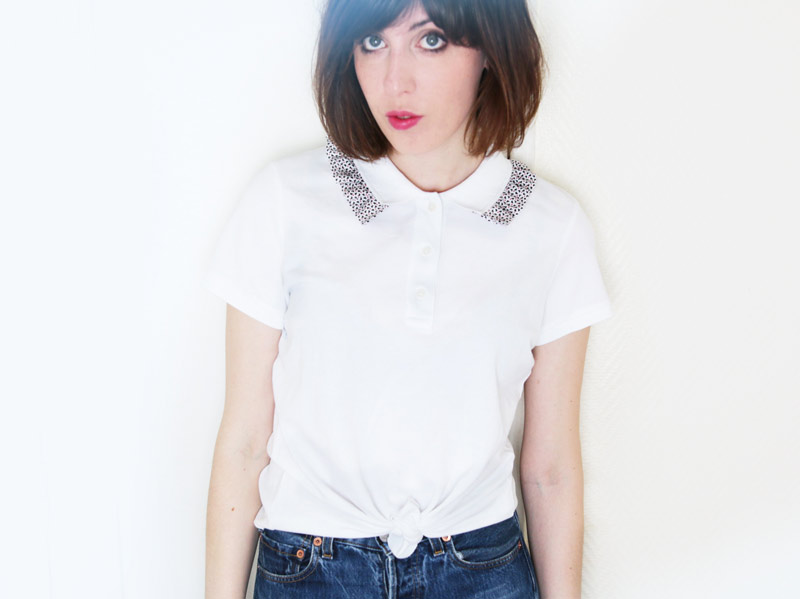 DIY mode : spécial Roland Garros, Féminisez votre polo&nbsp;!