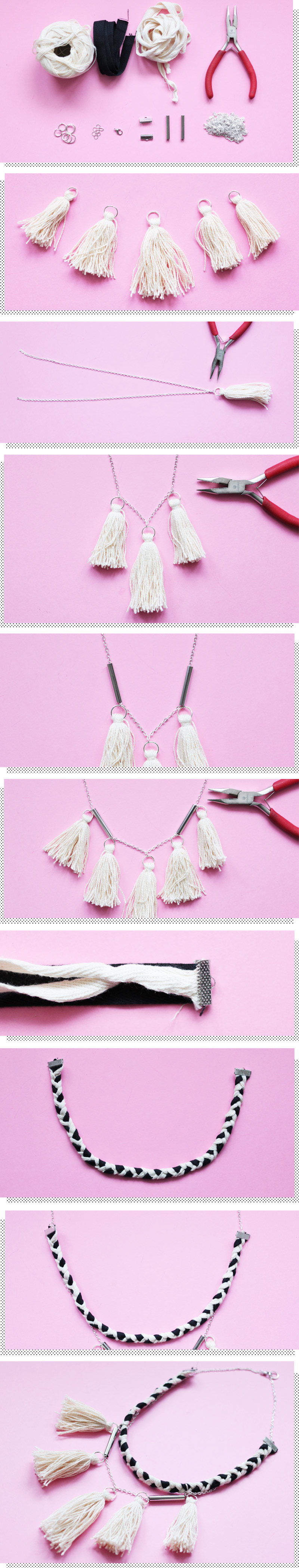 tutoriel--collier-pompon-noir-et-blanc