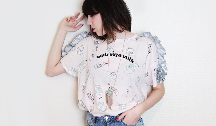 DIY mode : Un t-shirt customisé avec des volants&nbsp;!