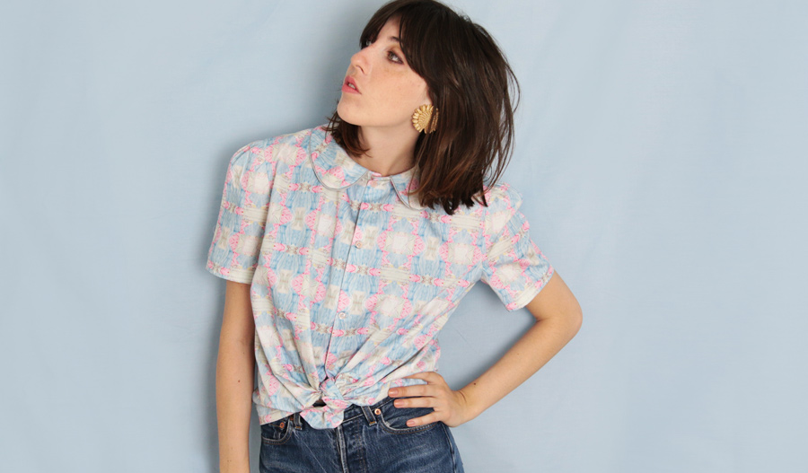 Couture mode : Une chemise avec mon tissus à motif&nbsp;personnalisé