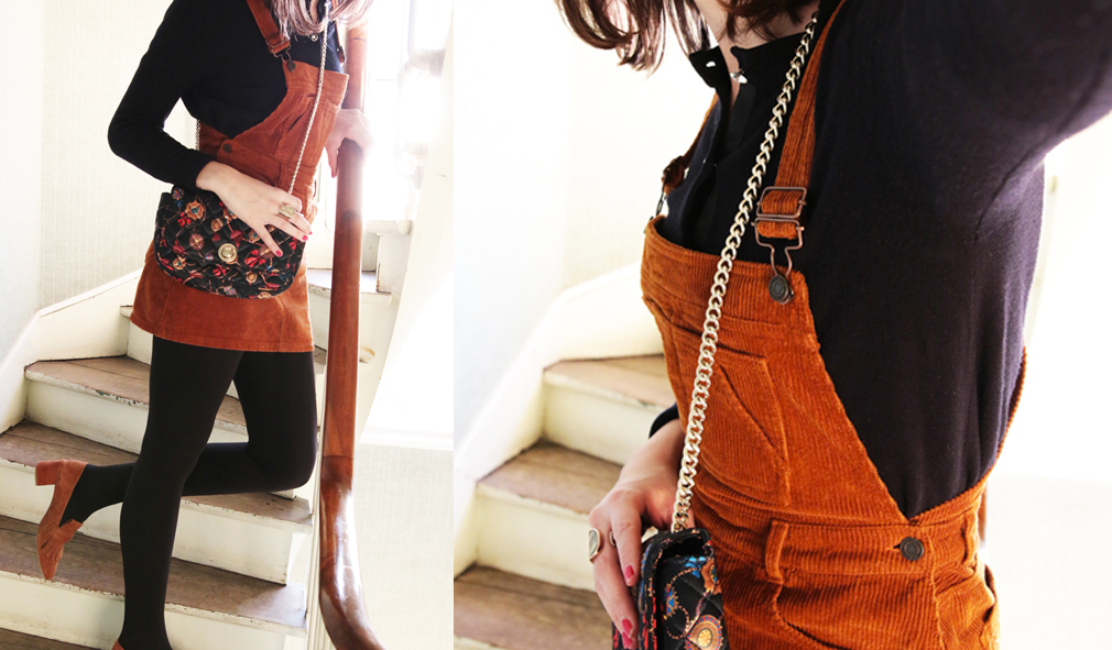 #Ootd – Une robe en velours pour un look rétro&nbsp;chic