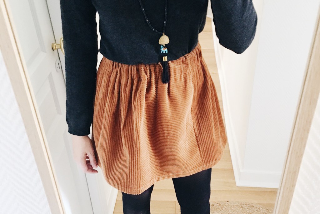 DIY mode : une jupe en velours&nbsp;côtelé