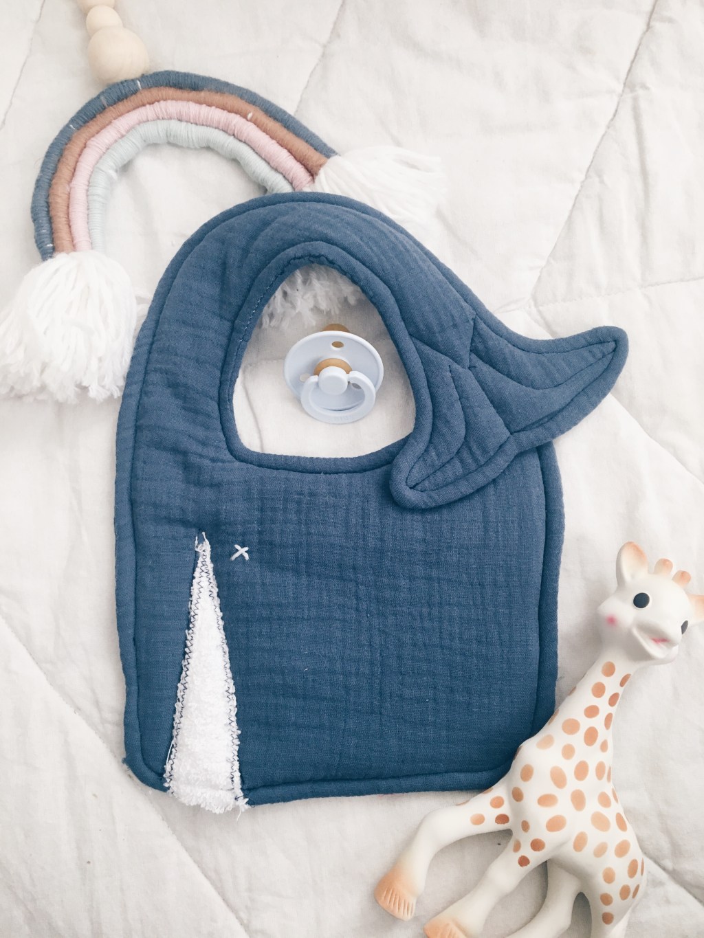 DIY un bavoir baleine pour&nbsp;bébé